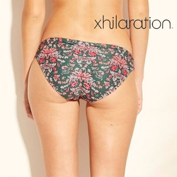 Xhilaration Women's Paisley Hipster Bikini Bottom Swimwear NWT - Picture 2 of 7